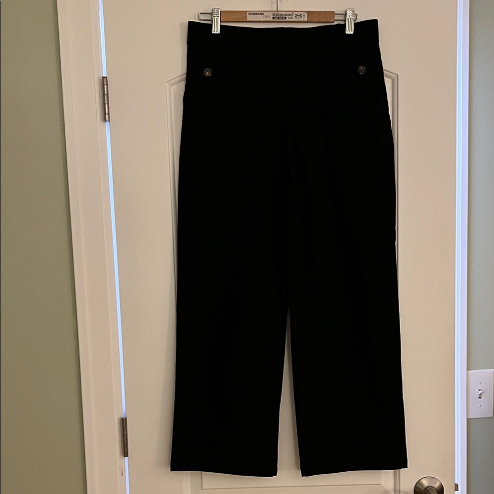 Black Wide-Leg Trousers